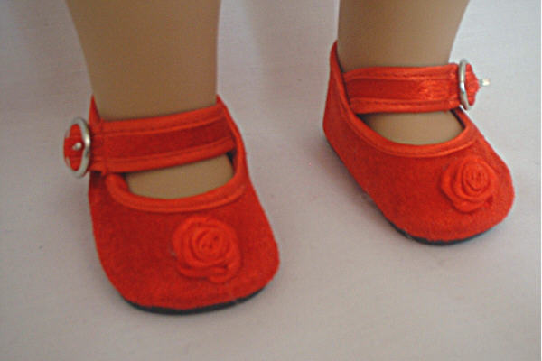 Red Velvet Rose Shoe/